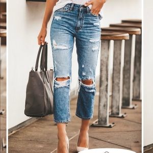 Tried & True high rise vintage jeans